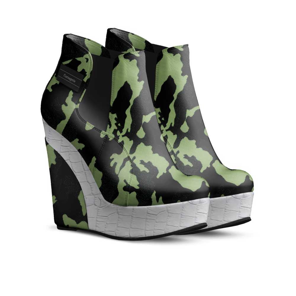 Camouflage on sale wedge shoes