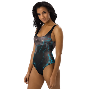Bolt of Blue One-Piece Swimsuit