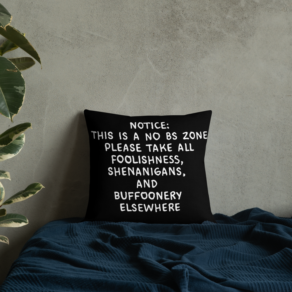 No BS Pillow Pop Up