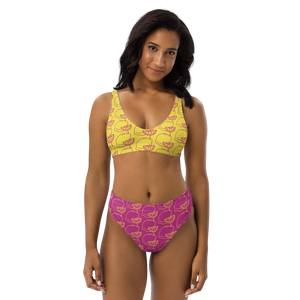 Pink Lemonade High-Waisted Bikini Set