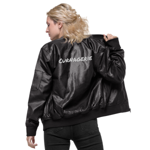 Curnagerie Leather Bomber Jacket