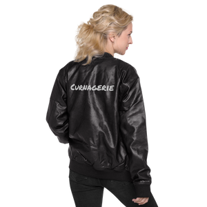 Curnagerie Leather Bomber Jacket