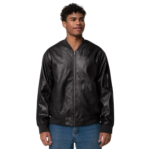 Curnagerie Leather Bomber Jacket